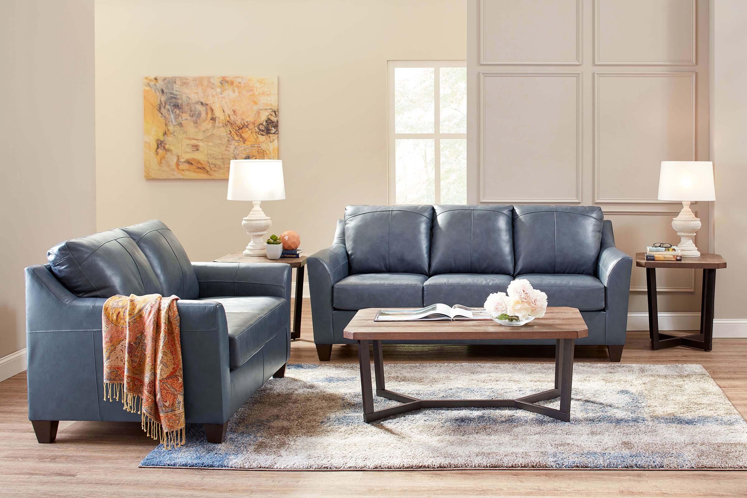Rent to Own Lane Soft Touch Shale Sofa & Loveseat at Aaron's today!